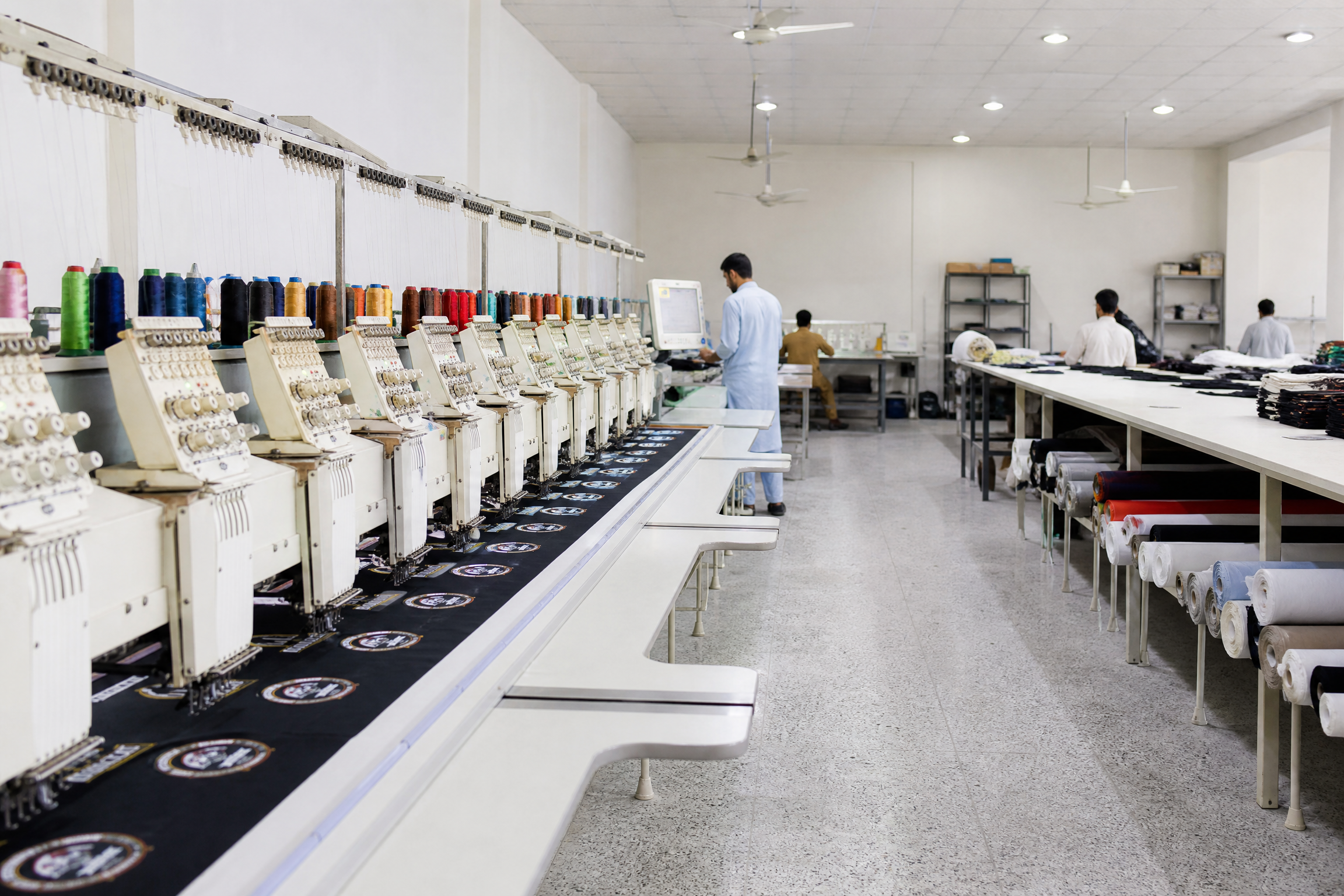 Custom patch factory floor