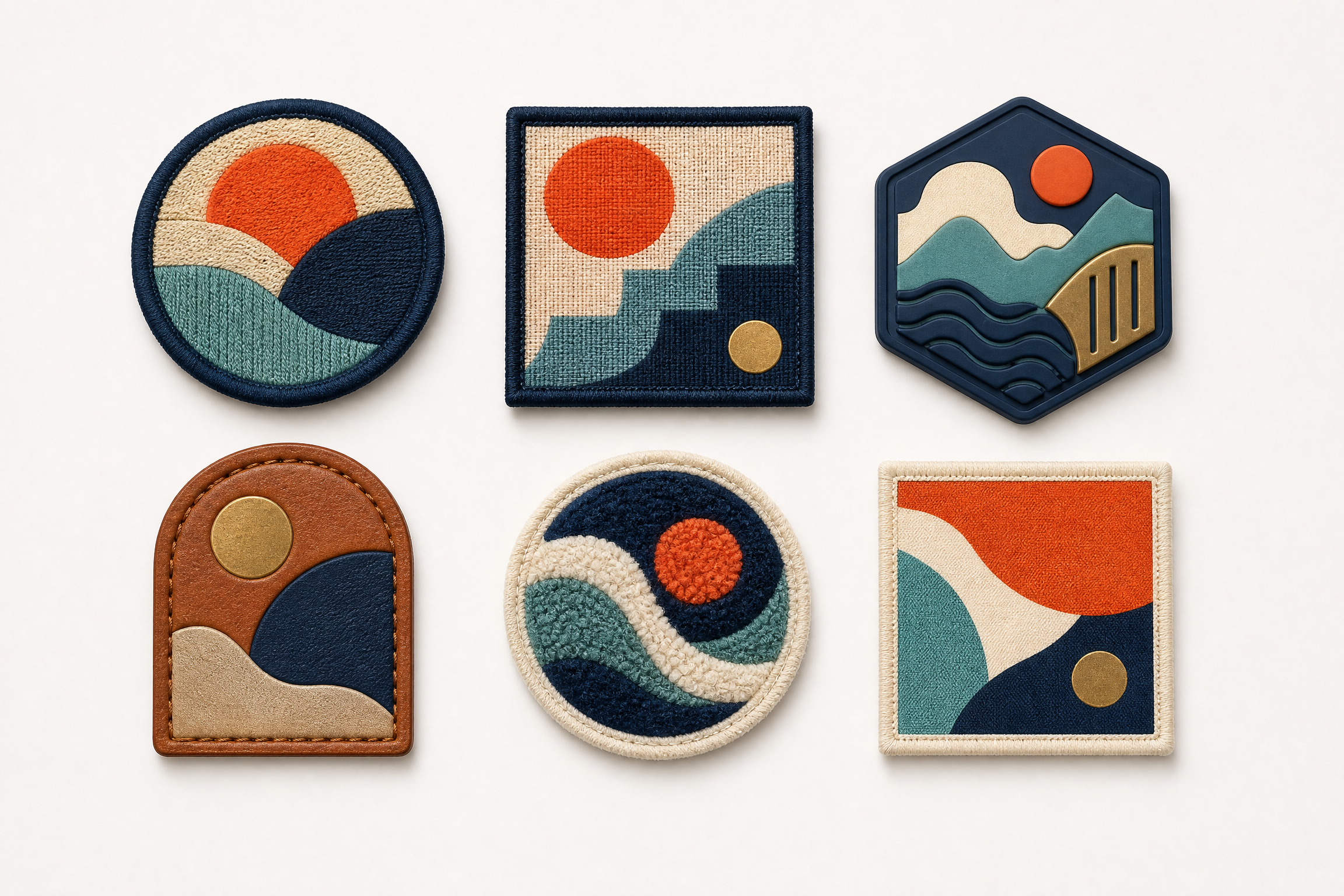Custom patch material collection