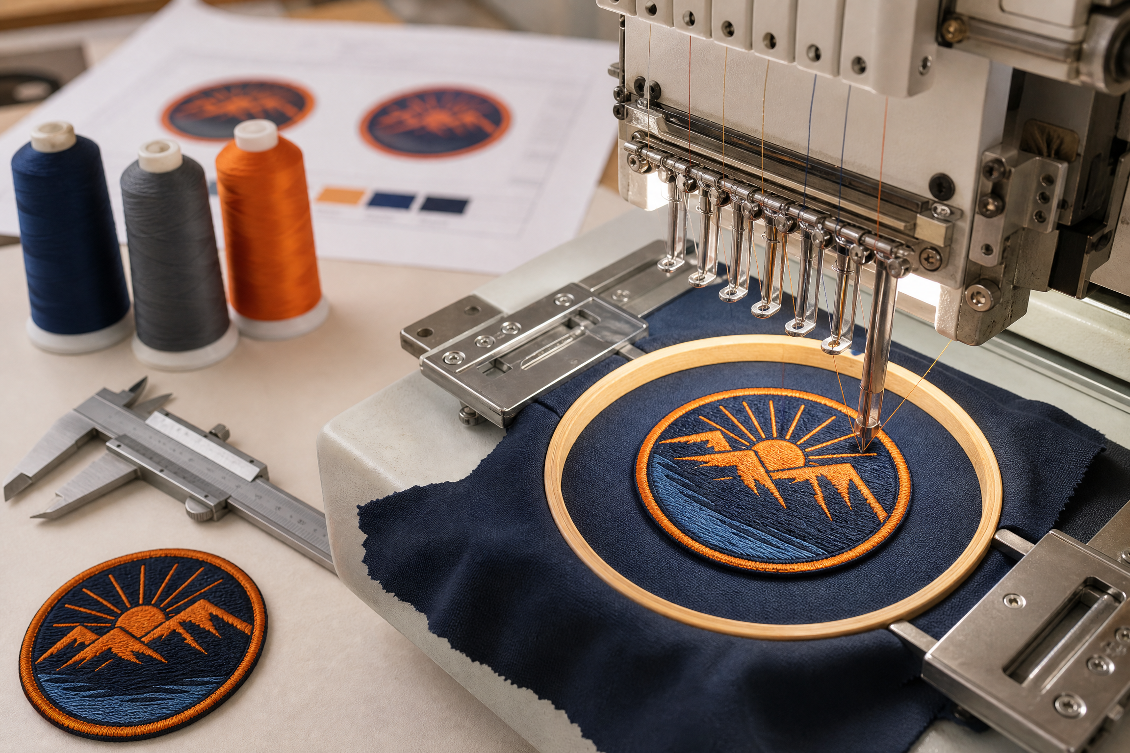 Custom patch production proof